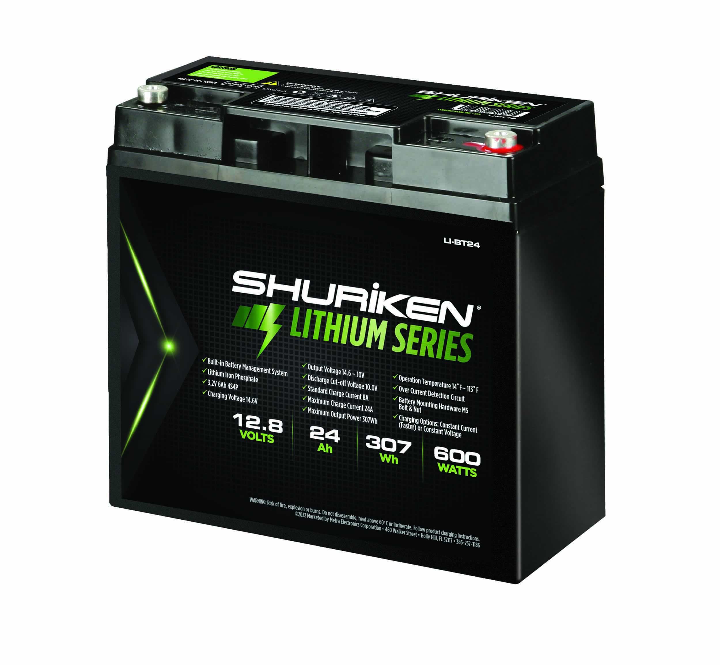 600W / 24 Amp Hours Lithium Iron Battery