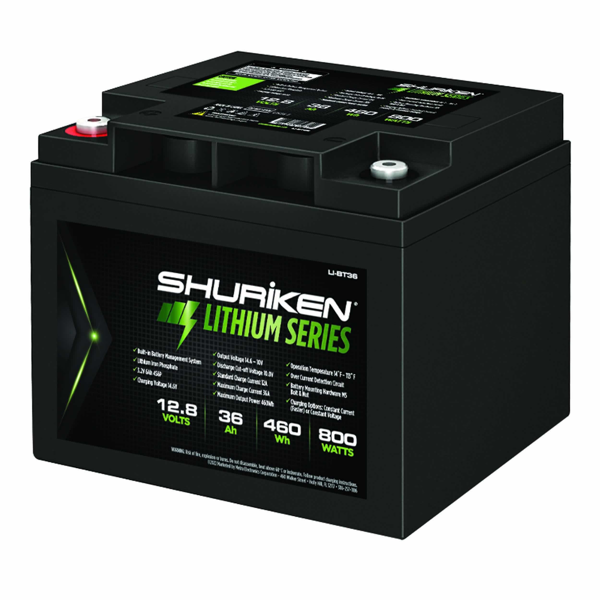 800W / 36 Amp Hours Lithium Iron Battery