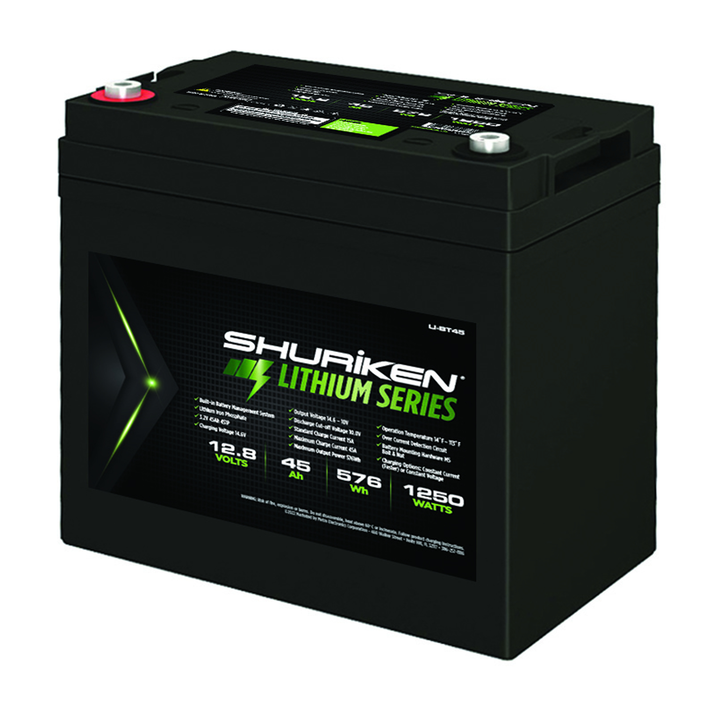 1250W / 45 Amp Hours Lithium Iron Battery