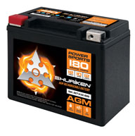 180 CRANK AMPS / 10AMP HOURS AGM Power Sports 12V Battery