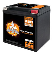 420 CRANK AMPS / 30AMP HOURS AGM Power Sports 12V Battery