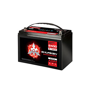 2400W / 120AMP HOURS AGM 12V Battery