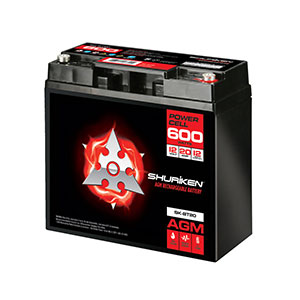 600W / 20AMP HOURS AGM 12V Battery